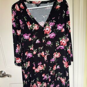 Torrid v neck midi dress